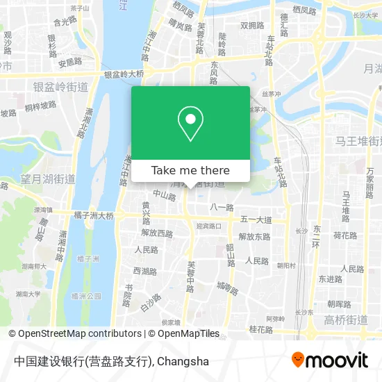 中国建设银行(营盘路支行) map