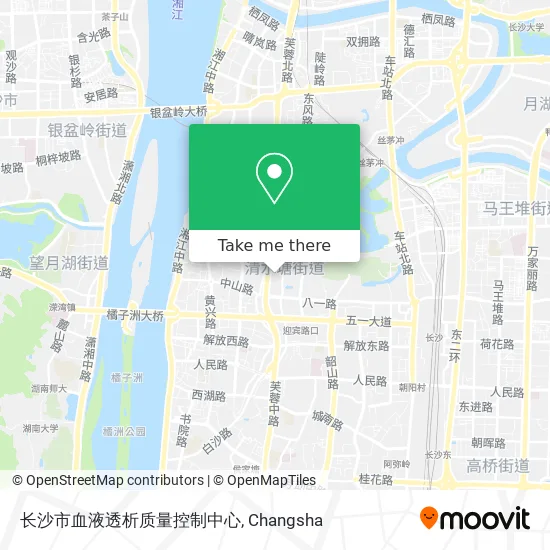 长沙市血液透析质量控制中心 map