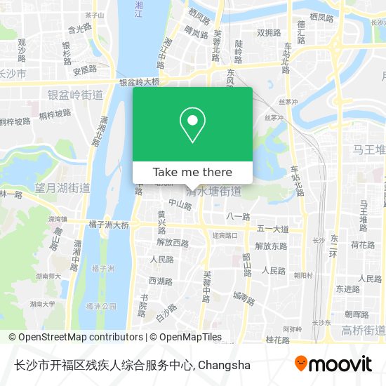 长沙市开福区残疾人综合服务中心 map