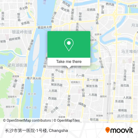 长沙市第一医院-1号楼 map