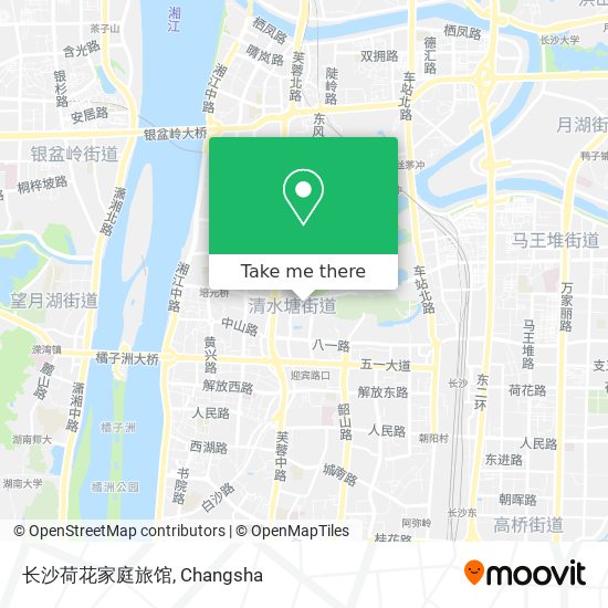 长沙荷花家庭旅馆 map