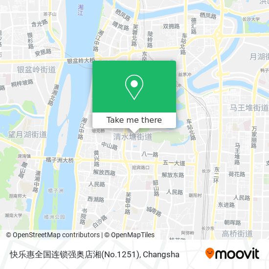 快乐惠全国连锁强奥店湘(No.1251) map