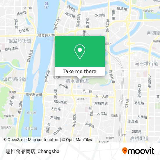 思惟食品商店 map