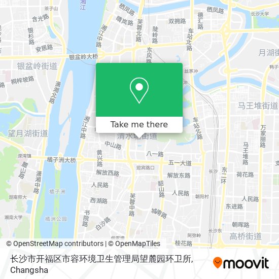 长沙市开福区市容环境卫生管理局望麓园环卫所 map