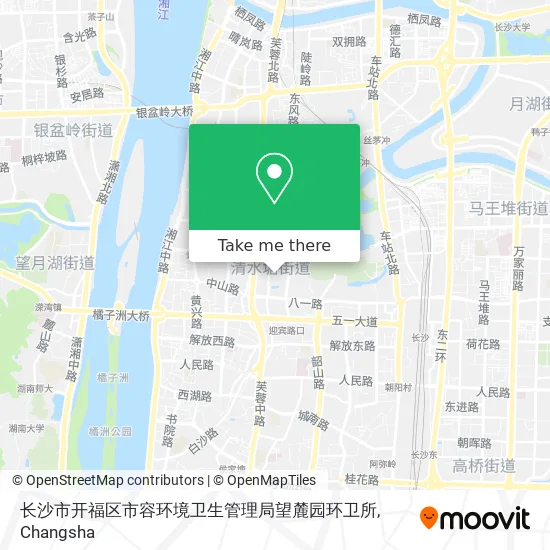 长沙市开福区市容环境卫生管理局望麓园环卫所 map