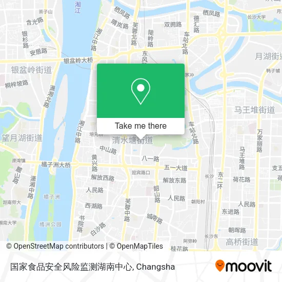 国家食品安全风险监测湖南中心 map