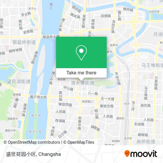 盛世荷园小区 map
