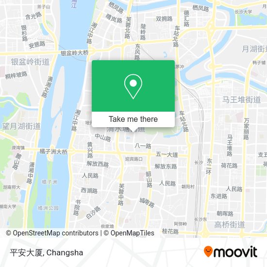 平安大厦 map