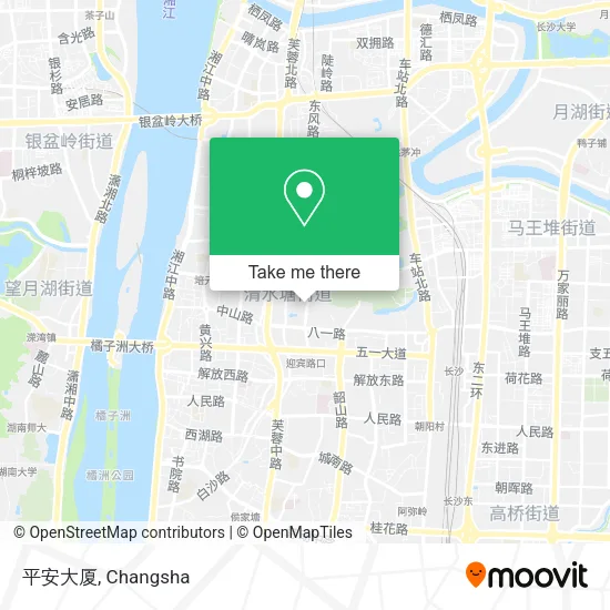 平安大厦 map
