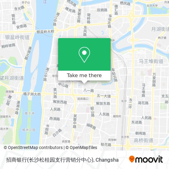 招商银行(长沙松桂园支行营销分中心) map