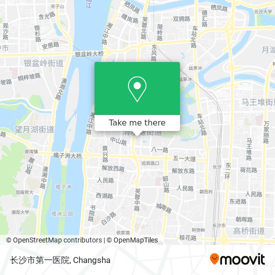 长沙市第一医院 map