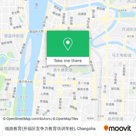领路教育(开福区竞争力教育培训学校) map