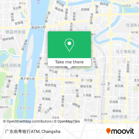 广东南粤银行ATM map