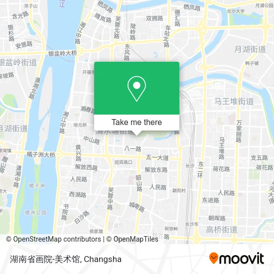 湖南省画院-美术馆 map