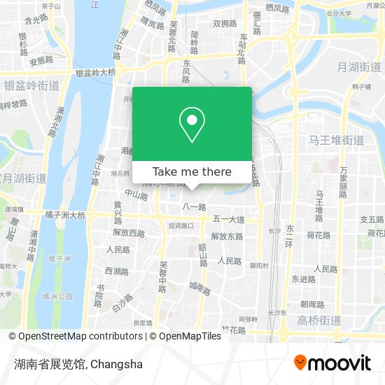湖南省展览馆 map