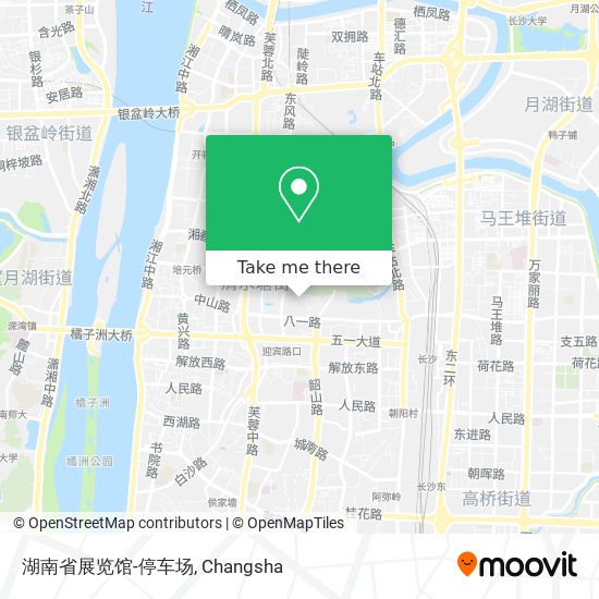 湖南省展览馆-停车场 map