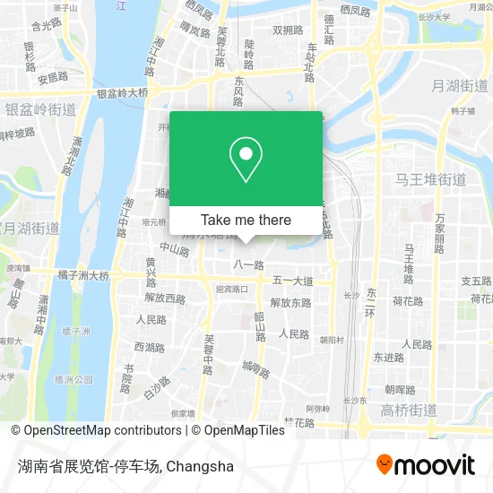 湖南省展览馆-停车场 map