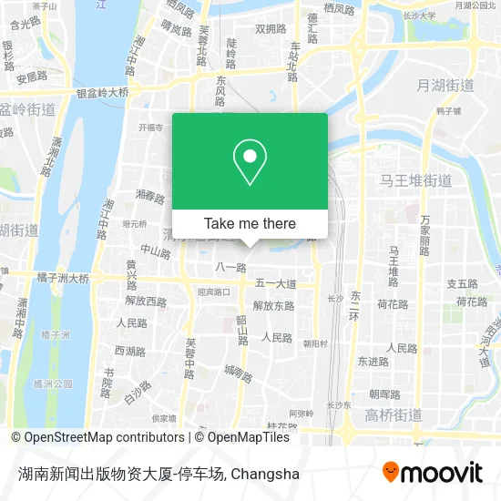湖南新闻出版物资大厦-停车场 map