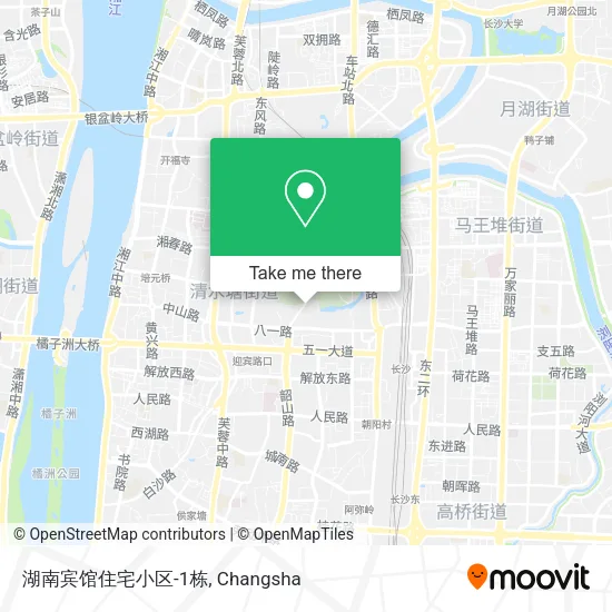 湖南宾馆住宅小区-1栋 map