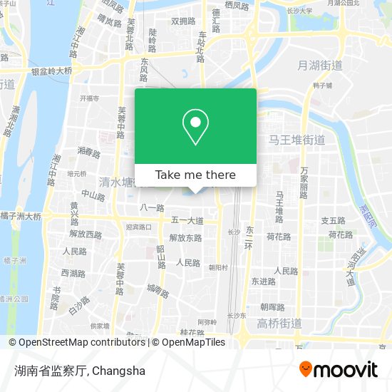 湖南省监察厅 map