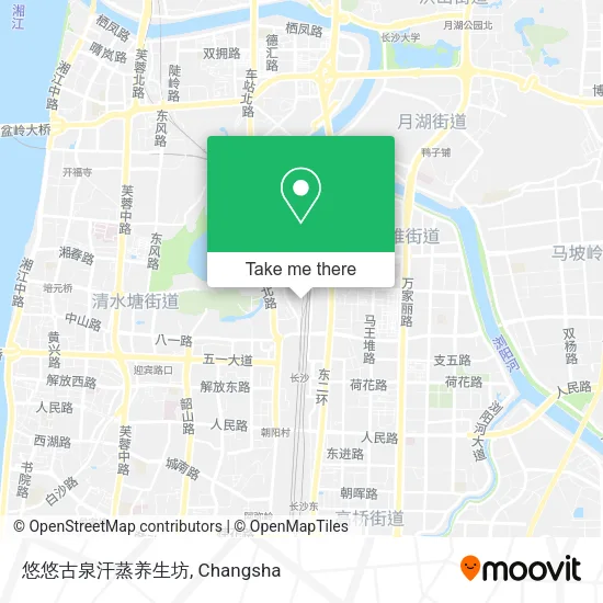 悠悠古泉汗蒸养生坊 map
