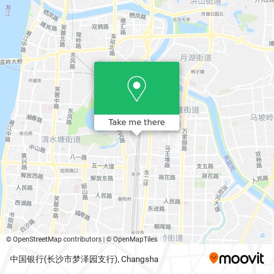 中国银行(长沙市梦泽园支行) map