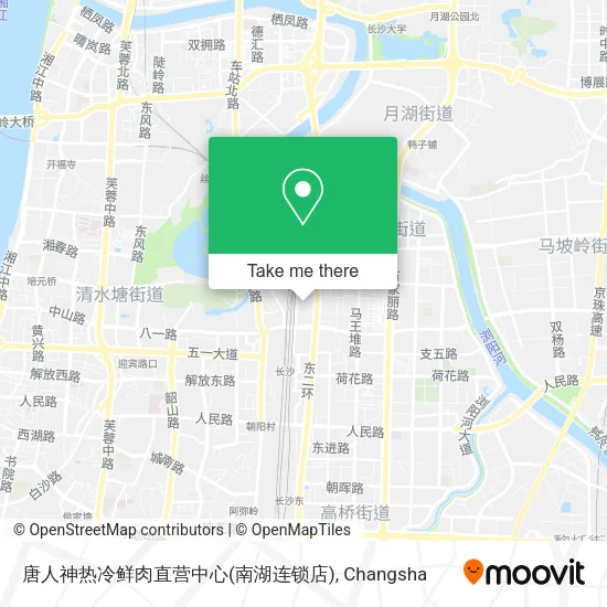 唐人神热冷鲜肉直营中心(南湖连锁店) map