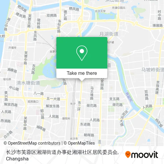 长沙市芙蓉区湘湖街道办事处湘湖社区居民委员会 map