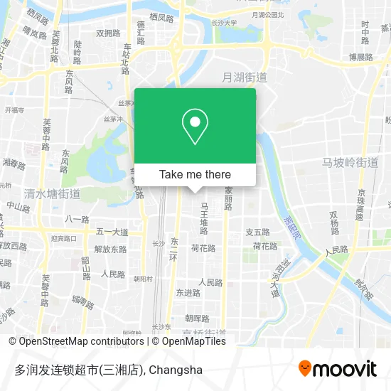 多润发连锁超市(三湘店) map