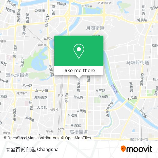 春盎百货自选 map