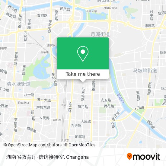 湖南省教育厅-信访接待室 map
