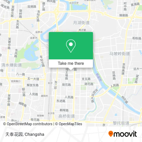 天泰花园 map