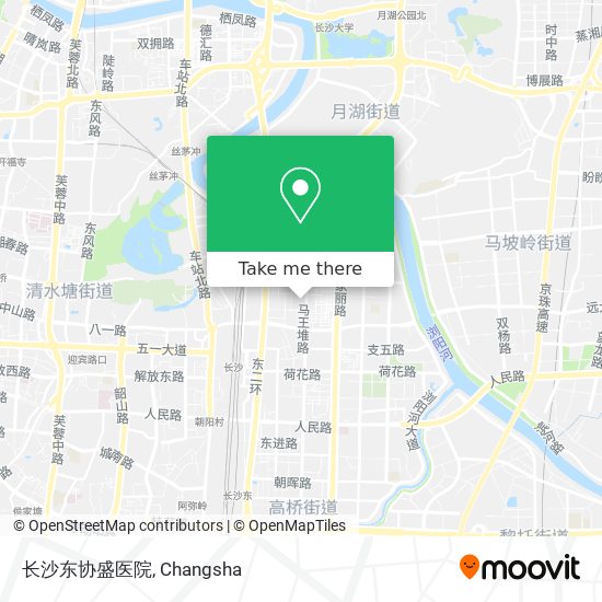 长沙东协盛医院 map