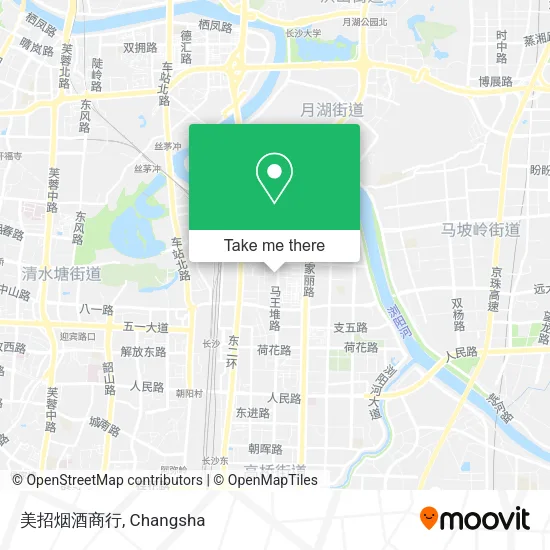 美招烟酒商行 map