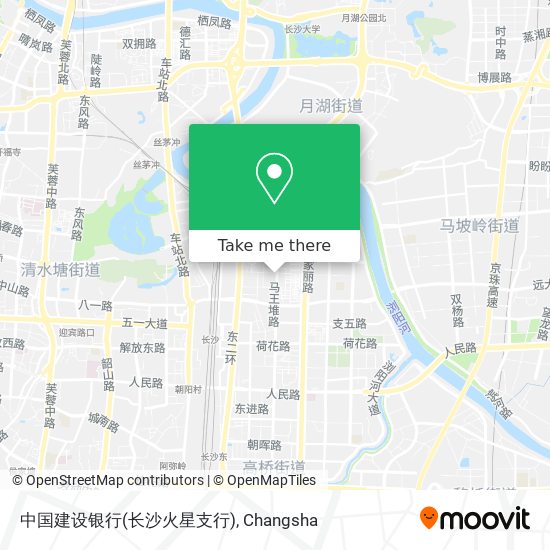 中国建设银行(长沙火星支行) map