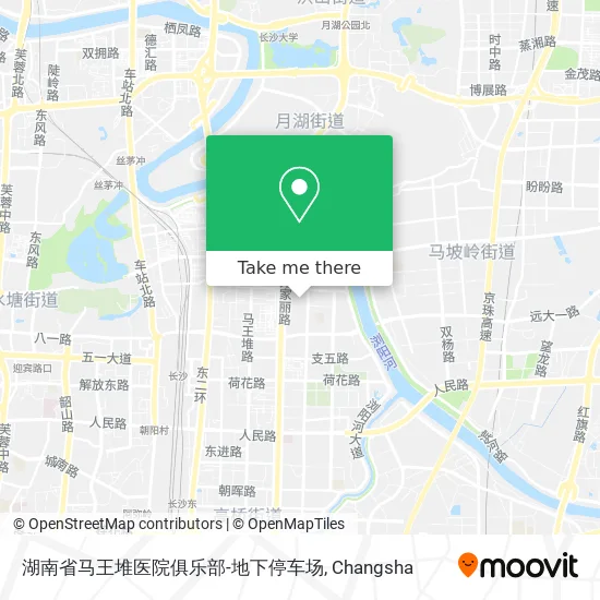 湖南省马王堆医院俱乐部-地下停车场 map
