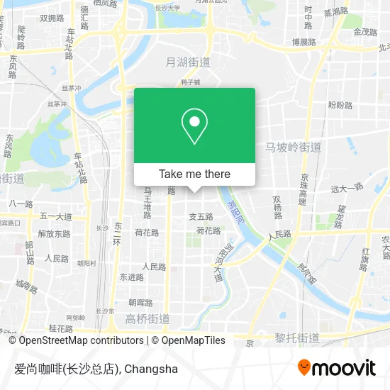 爱尚咖啡(长沙总店) map