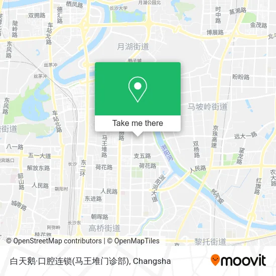 白天鹅·口腔连锁(马王堆门诊部) map