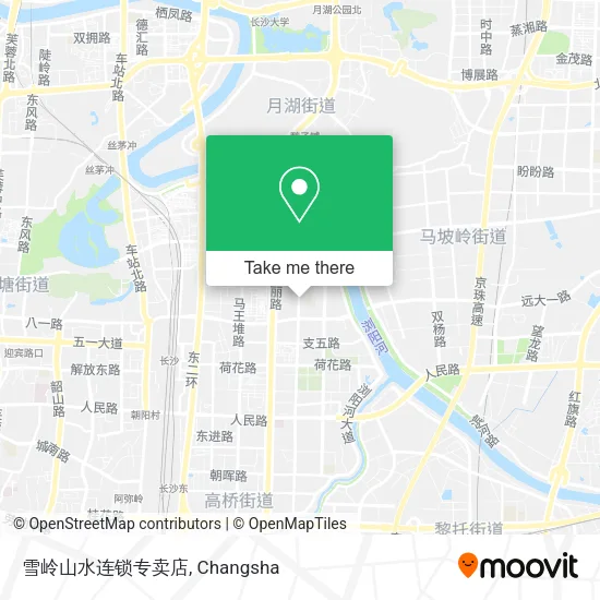 雪岭山水连锁专卖店 map