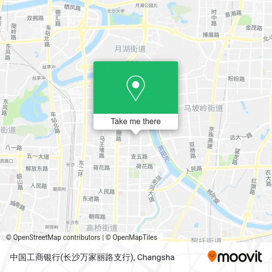 中国工商银行(长沙万家丽路支行) map