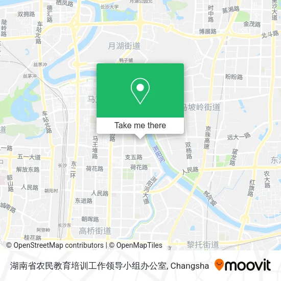 湖南省农民教育培训工作领导小组办公室 map