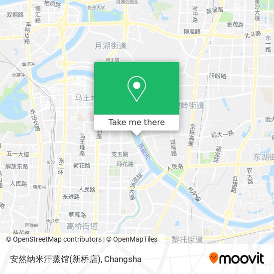 安然纳米汗蒸馆(新桥店) map
