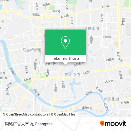 翔铭广告大市场 map