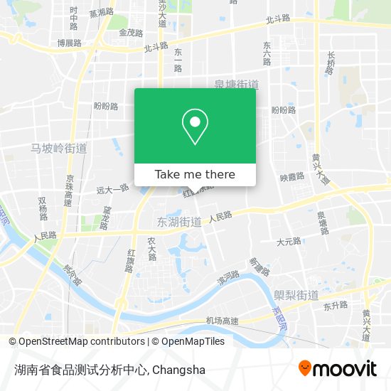 湖南省食品测试分析中心 map