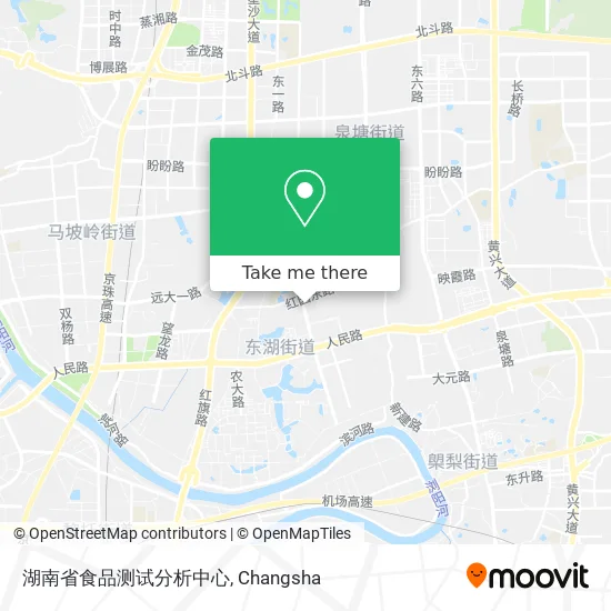 湖南省食品测试分析中心 map