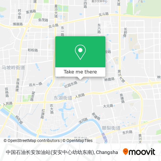 中国石油长安加油站(安安中心幼幼东南) map