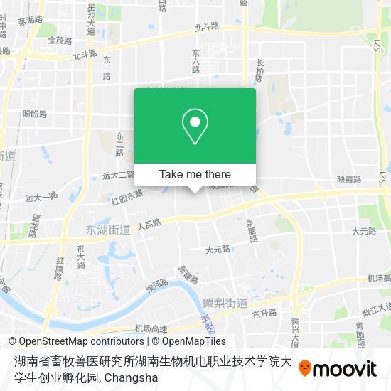 湖南省畜牧兽医研究所湖南生物机电职业技术学院大学生创业孵化园 map