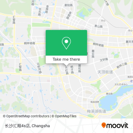 长沙汇顺4s店 map