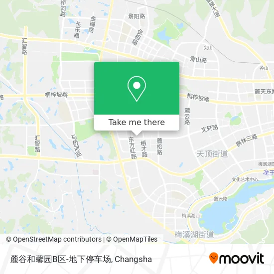 麓谷和馨园B区-地下停车场 map