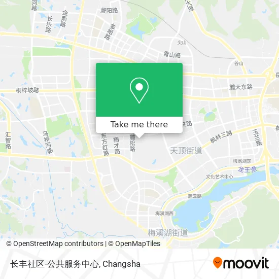 长丰社区-公共服务中心 map